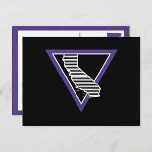 MCMカリフストライプのリアント三角形 ポストカード