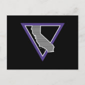 MCMカリフストライプのリアント三角形 ポストカード (正面)