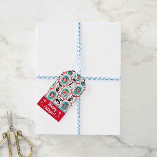 MCMキャッツクリスマスギフトタグ ギフトタグ (より糸付き)