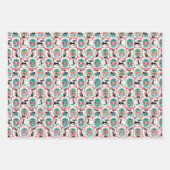 MCMキャッツクリスマスギフトラッピング紙 ラッピングペーパーシート (正面3)