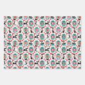 MCMキャッツクリスマスギフトラッピング紙 ラッピングペーパーシート (正面2)