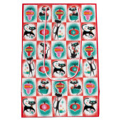 MCMキャッツクリスマス抱き枕 ミディアムペーパーバッグ (裏面)