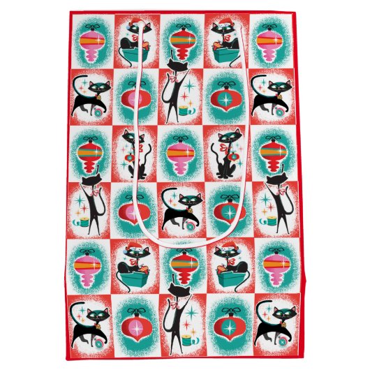 MCMキャッツクリスマス抱き枕 ミディアムペーパーバッグ (裏面)