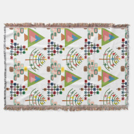 MCMクリスマスツリー スローブランケット