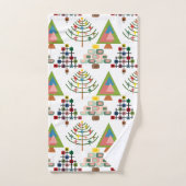 MCMクリスマスツリー バスタオルセット (ハンドタオル)