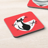 MCMコースターアトミックエイジ子猫ブーメランスターバスト コースター (左側)