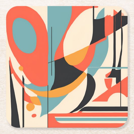 MCMコースター スクエアペーパーコースター (正面)