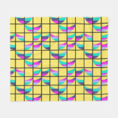 MCMスティック – タックトウ フリースブランケット (正面(横))