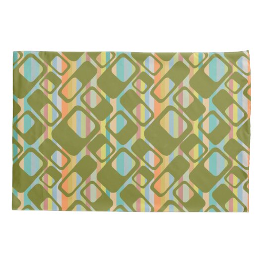 MCMストライプ 枕カバー (裏面)