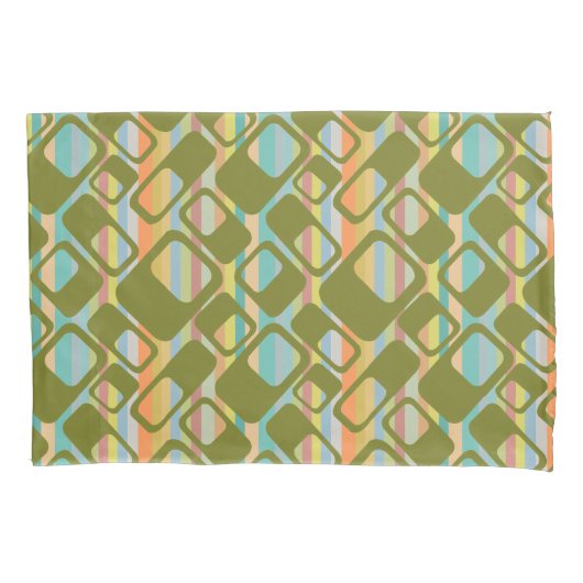 MCMストライプ 枕カバー (正面)