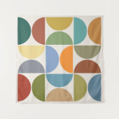 MCMセミキュラカラーオンクリームスクエア タペストリー (正面)