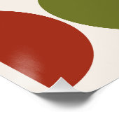 MCMセミキュラカラーオンクリームスクエア ポスター (コーナー)