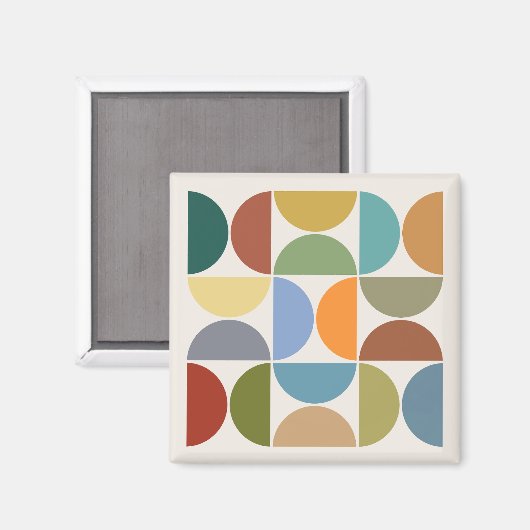 MCMセミキュラカラーオンクリームスクエア マグネット (正面/裏面)