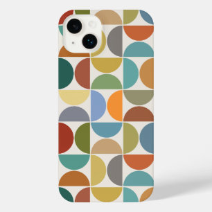 MCMセミクルクリームに大きなパターンカラー iPhone 14 PLUSケース