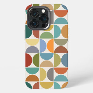 MCMセミクルクリームに大きなパターンカラー iPhone 13 PROケース