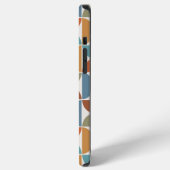 MCMセミクルクリームに大きなパターンカラー iPhoneケース (左側面)