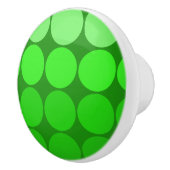 MCMセモダンラミッポップ・アートのクのノブの緑の円 セラミックノブ (右)