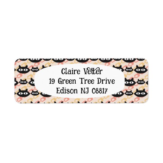 MCMネコ ラベル (正面)