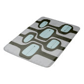 MCMバスマット – ヴィンテージブルーとグレー バスマット (アングル)