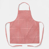 MCMピンク中世紀円パタモダンーン エプロン (正面)
