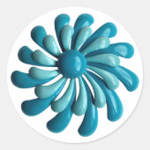 MCMフラワーモダンフローラ春サマー結婚ズ ラウンドシール (正面)