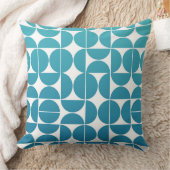 MCMブルーはっきりしたスパターン クッション (ブランケット)