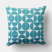 MCMブルーはっきりしたスパターン クッション (裏面)