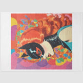 MCMポートレートのキャットレディーデコップページ 薄葉紙 (正面)