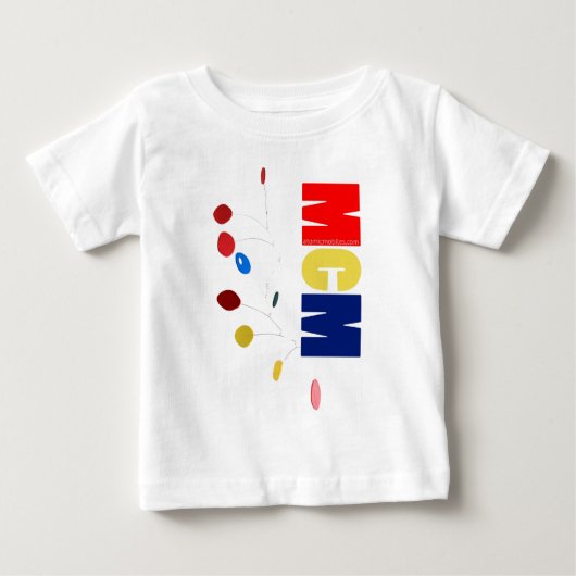 MCMモバカラフルイル ベビーTシャツ (正面)
