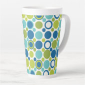 MCMライムとアクアバブル カフェラテマグ (右アングル)