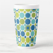 MCMライムとアクアバブル カフェラテマグ (正面)