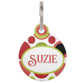 MCMライムとピンクバブル ペット　ネームタグ