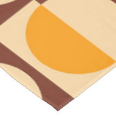 MCMレトロ幾何学半角および円パターン テーブルクロス (アングル)