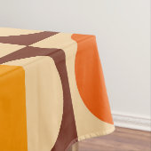 MCMレトロ幾何学半角および円パターン テーブルクロス (インサイチュ)