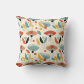 MCMレトロ植物模様 クッション (正面)