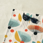 MCMレトロ植物模様 ビーチタオル (インサイチュ)