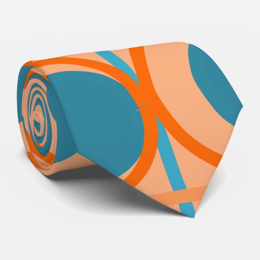 MCM円と線 ネクタイ (ロール)