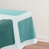 MCM分解レンガのアクアマリン テーブルクロス (インサイチュ)