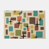 MCM分解レンガ数々の色 ドアマット (正面)