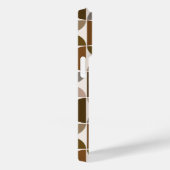 MCM半円ブラウン+クリームの大パターン Case-Mate iPhoneケース (裏面 / 右)