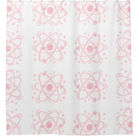 MCM原子時代シャワーカーテン シャワーカーテン (正面)