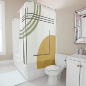 MCM地域抽象芸術01 シャワーカーテン (インサイチュ)