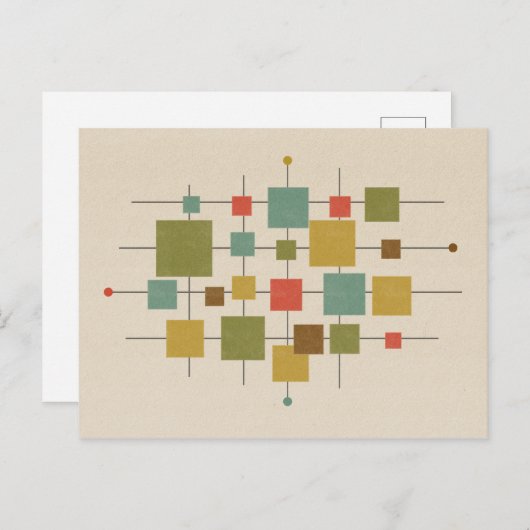 MCM幾何マス – 数々の ポストカード (正面/裏面)