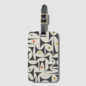 MCM幾何模様テーブルランプバスマットフリースB ラゲッジタグ (正面縦)