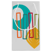 MCM抽象デザイン スモールペーパーバッグ (裏面)