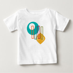 MCM抽象デザイン ベビーTシャツ