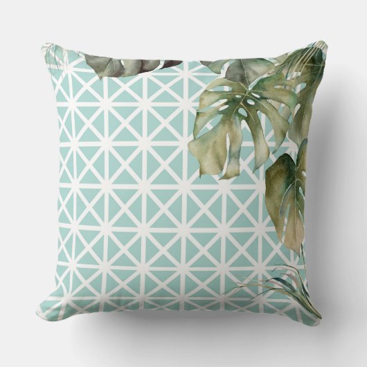 MCM熱帯格子 クッション (正面)