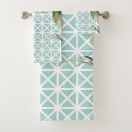 MCM熱帯格子 バスタオルセット