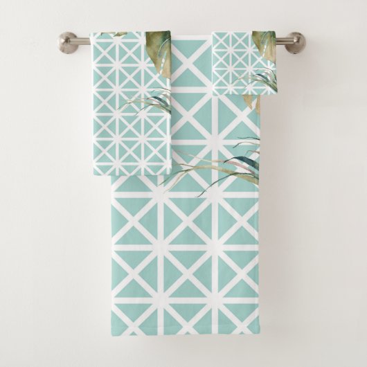 MCM熱帯格子 バスタオルセット (インサイチュ)