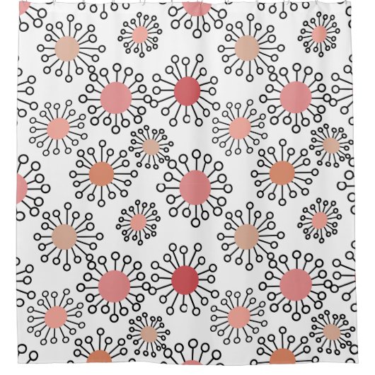 MCM花 シャワーカーテン (正面)